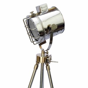 Designer Edelstahl Strahler Stehlampe Searchlight LED Lampe | Etsy