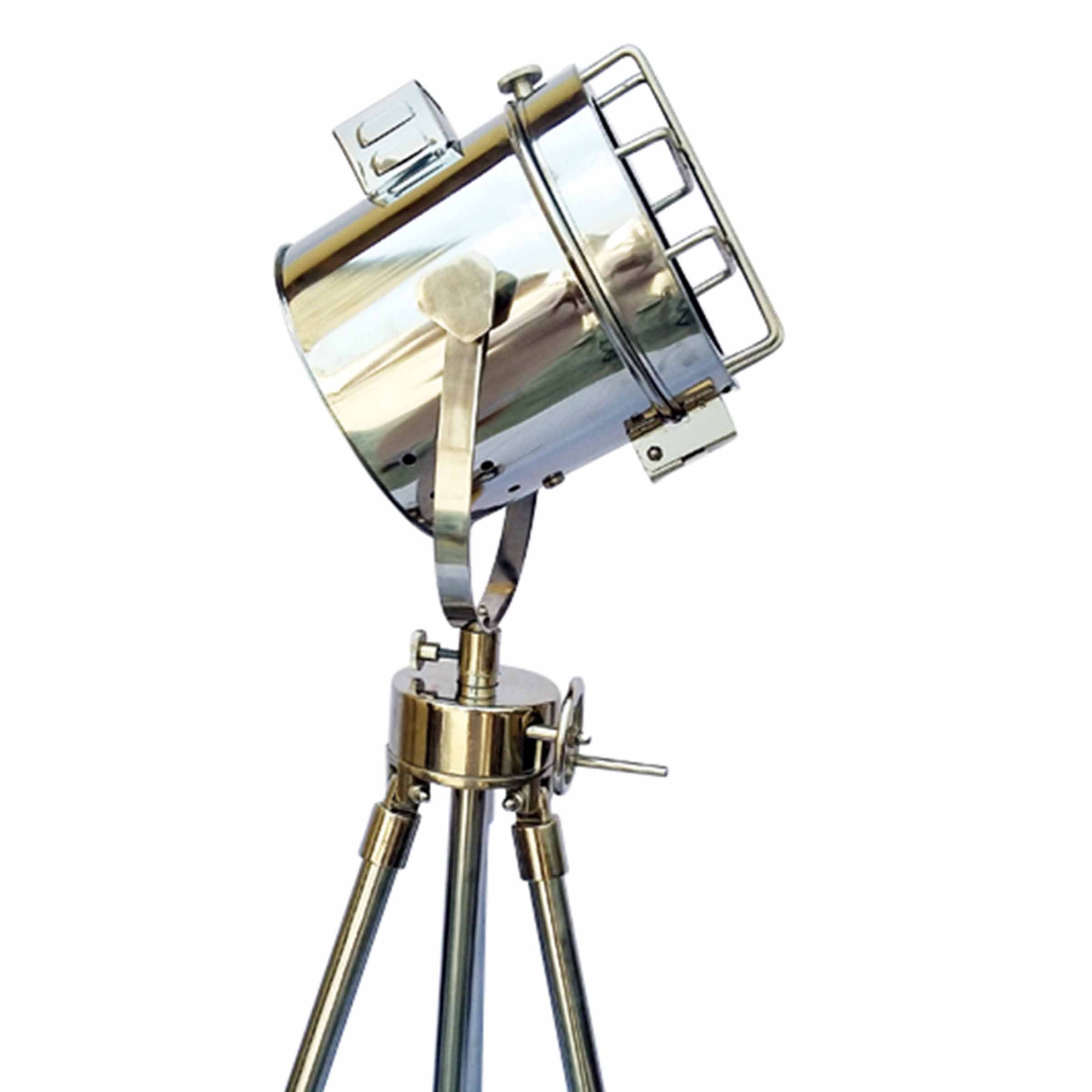 Designer Edelstahl Strahler Stehlampe Searchlight LED Lampe | Etsy