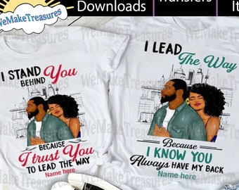 I Lead and I Stand Behind Couple's - Digital Download