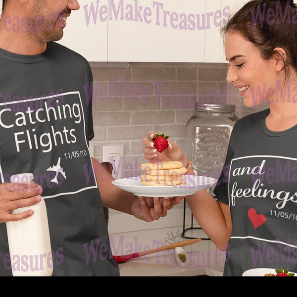 Catching Flights Couple SVG/PNG Digital Download