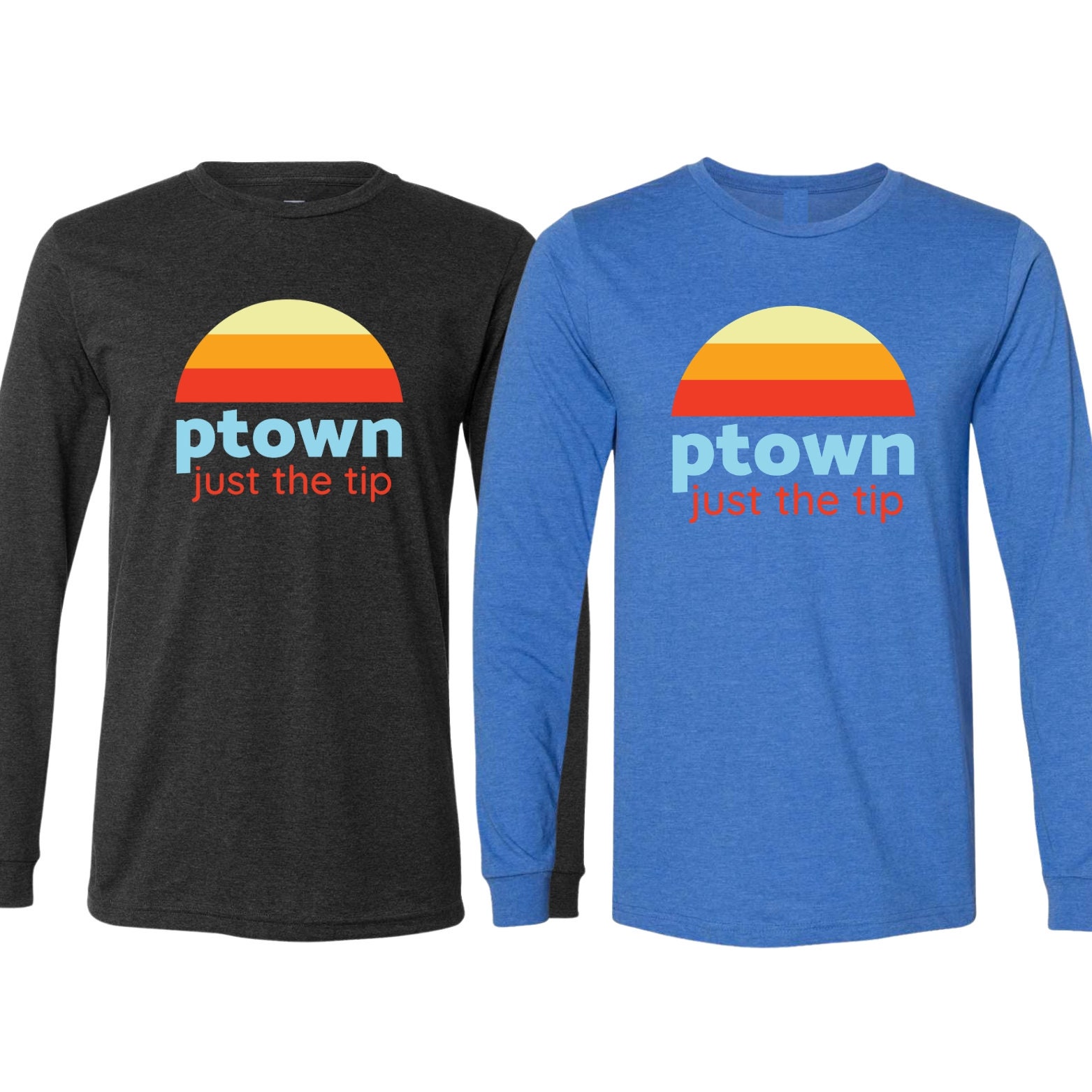 Ptown Just the Tip (sunset) T-shirt by Sharky's Ptown - Etsy