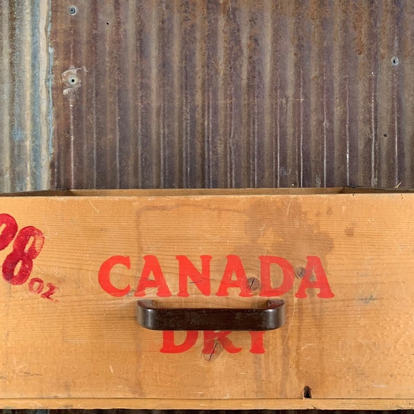 Canada Dry Crate Etsy