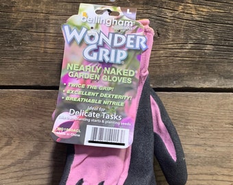 Bellingham, Wonder Grip, Nearly Naked Garden Gloves, Large, NWT