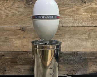 Hamilton Beach Turquoise Milkshake Drink Master or Mixer With Stainless Steel Cup Mint Aqua 2 Speeds Etsy