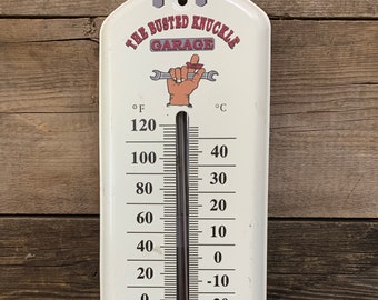 The Busted Knuckle Garage, Teile & Service, Zinn Thermometer