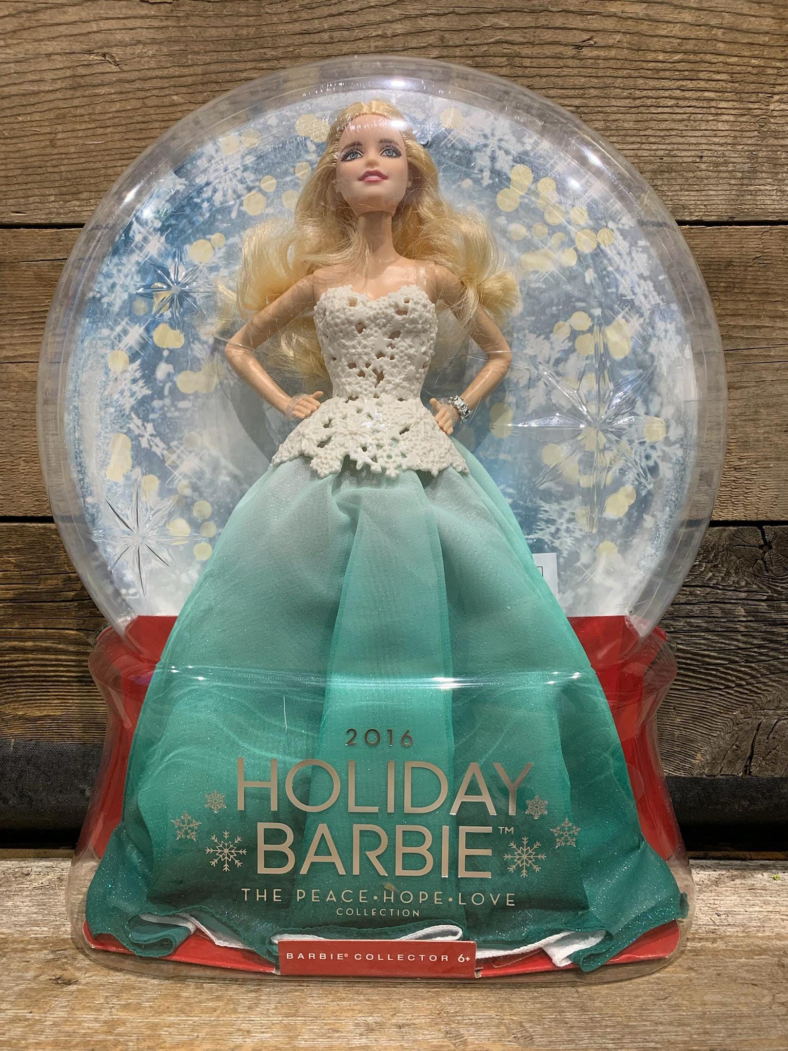 2016 Mattel, Barbie Collector, 2016 Holiday Barbie, Peace, Hope