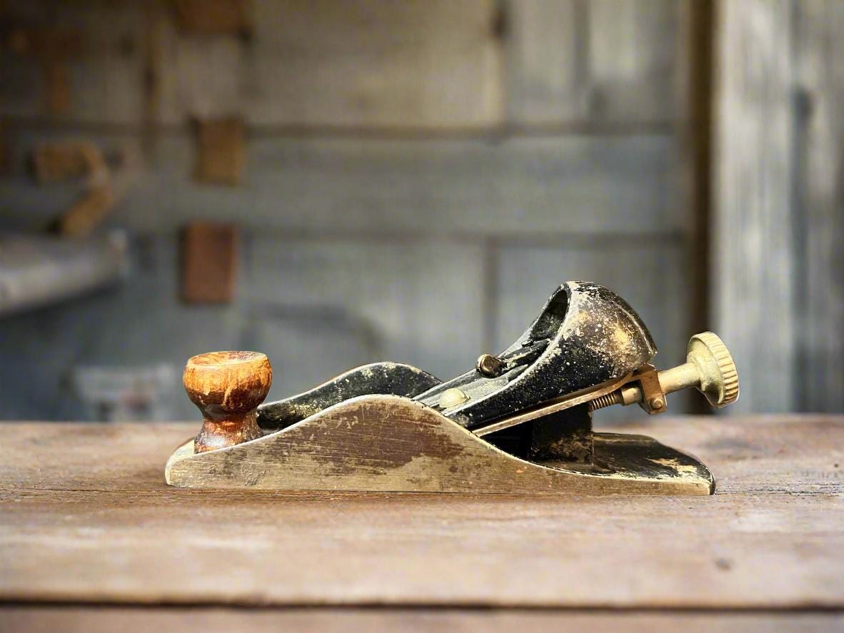 Dunlap, No. 306 Smooth Bottom Block Plane, 7.5"