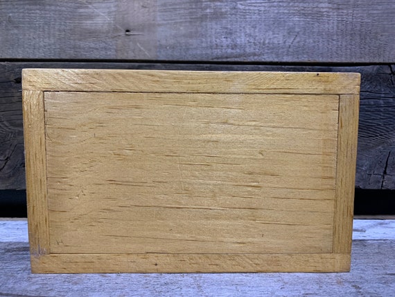 Solid Wood Jewelry Box, Trinket Box, 8" x 5" - image 8