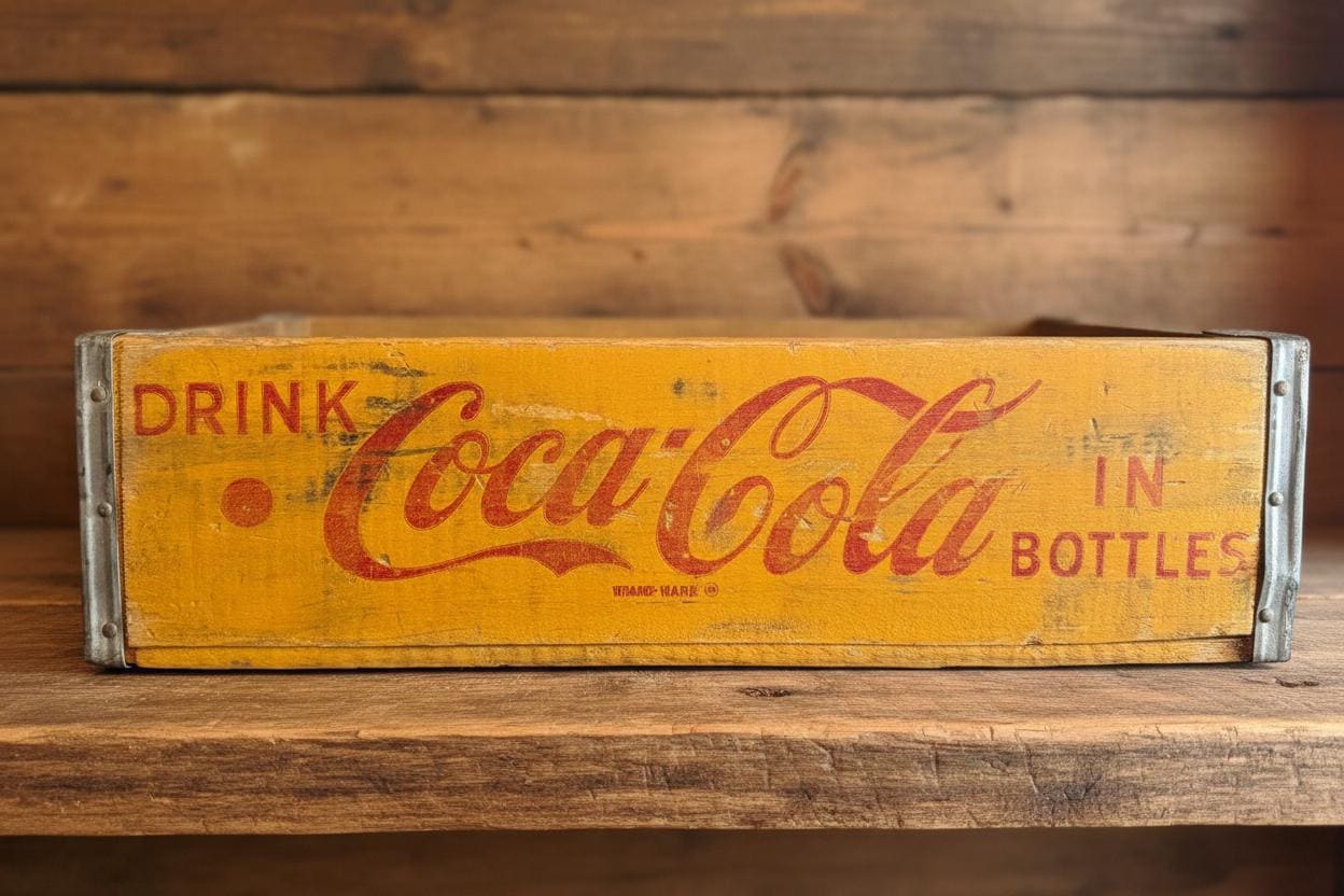 Coca cola wood crate - Etsy 日本