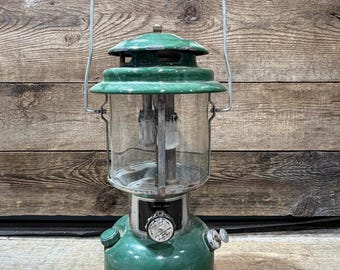 Vintage Coleman Lantern Model 275 for Parts . Brown . Dated 11/79