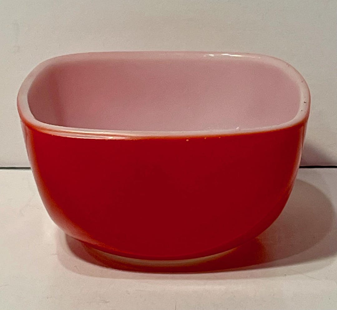 Pyrex 407 1940s-50s Pyrex, Autumn Red 407, 7oz Dessert Bowl - Etsy