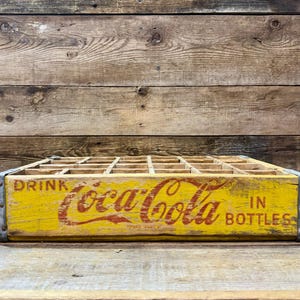Coca cola wood crate - Etsy 日本