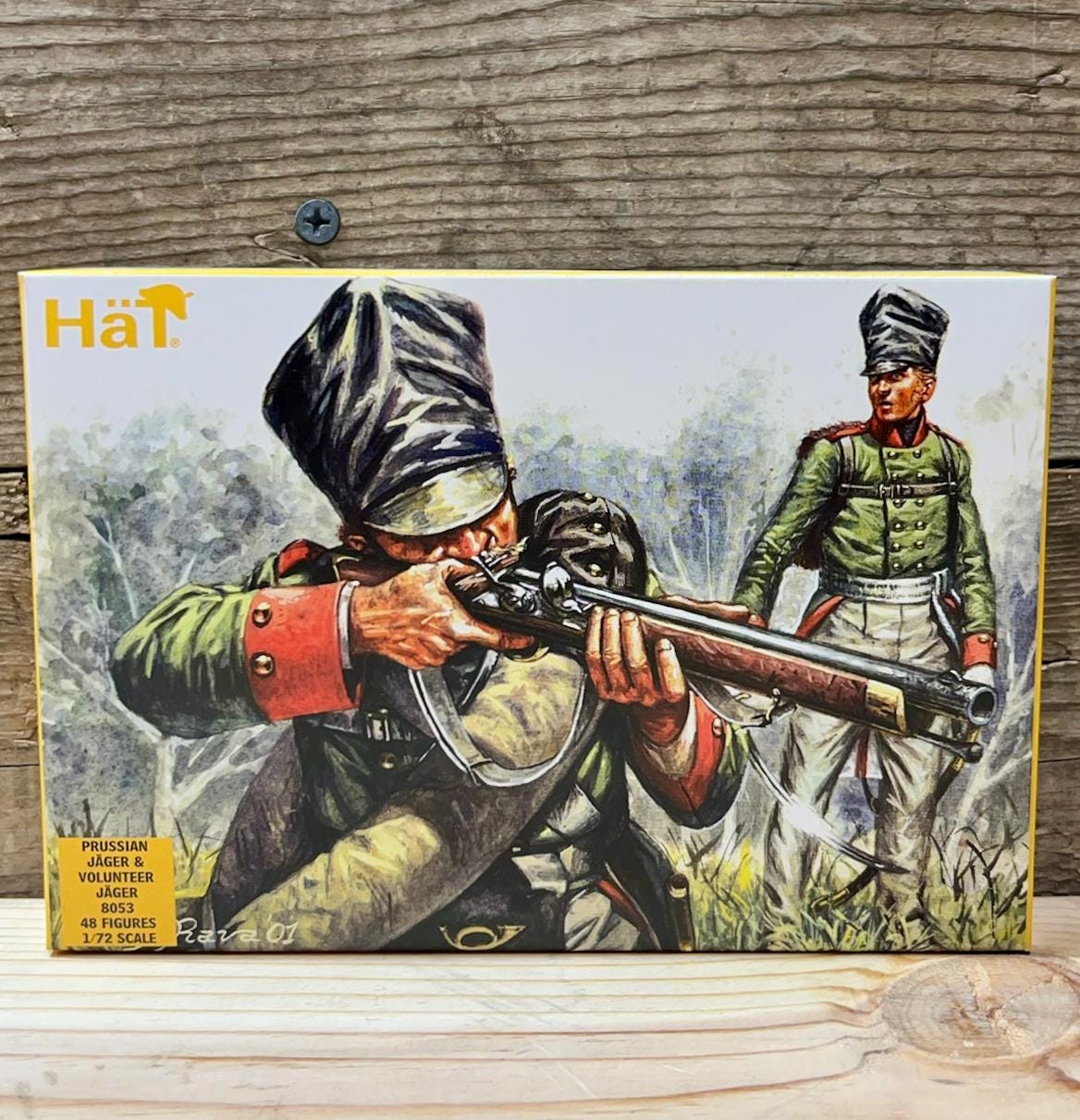 プロイセン猟兵モデルフィギュアキット:1/72スケール - HaT プロイセン猟兵モデルフィギュアキット:1/72スケール - HaT