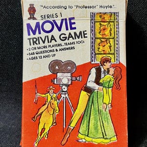 1984 Hoyle Produkte, nach Professor Hoyle, Serie 1, Film Trivia Spiel