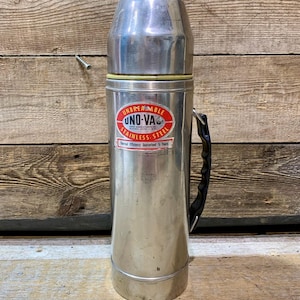 Uno-Vac, okrossbar, rostfritt stål, 1 liters vakuumtermos, silver