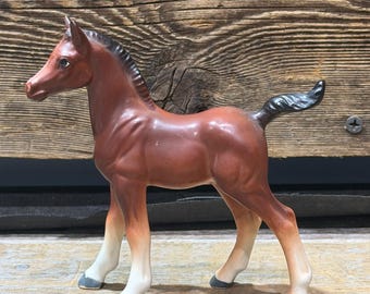 Nippon Yoko Boeki, Figura de potro árabe de porcelana y cerámica, 11,4 cm (4,5 pulgadas)