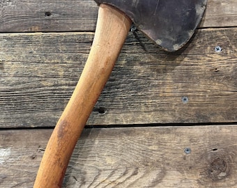 1920s-30s Plumb, Boy Scout Axe Hatchet, with Leather Sheath