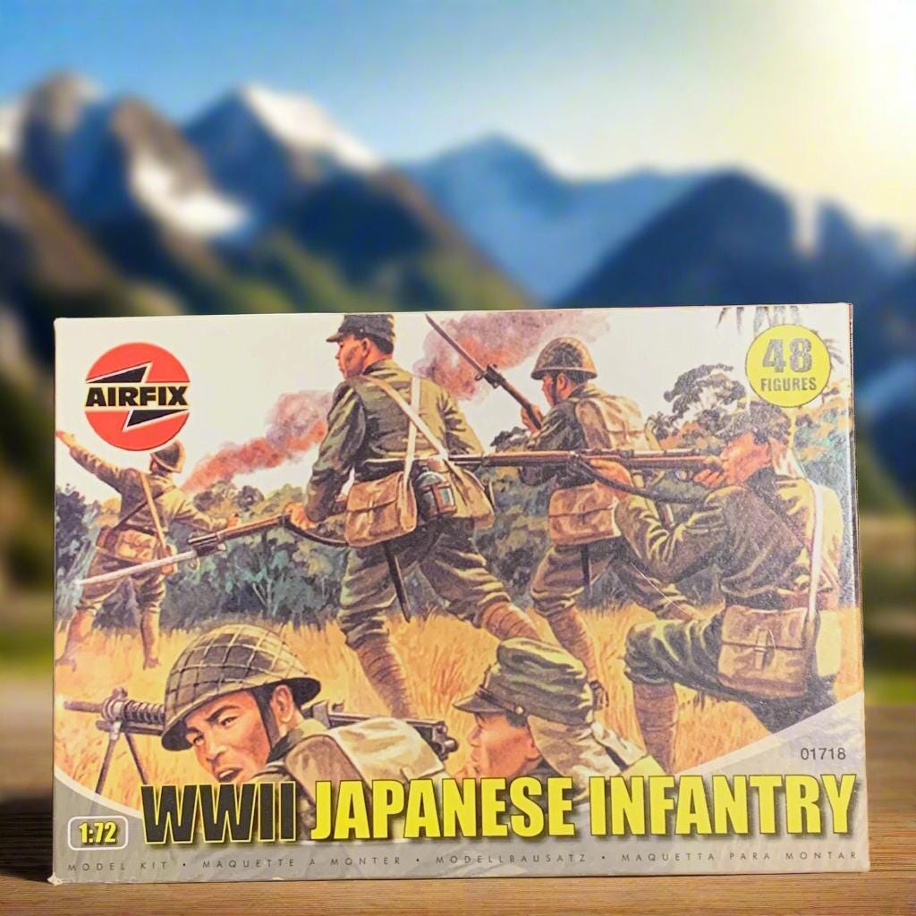 Airfix, WWII Japanese Infantry, 01718, 1:72 Scale, Model Kit, NIB