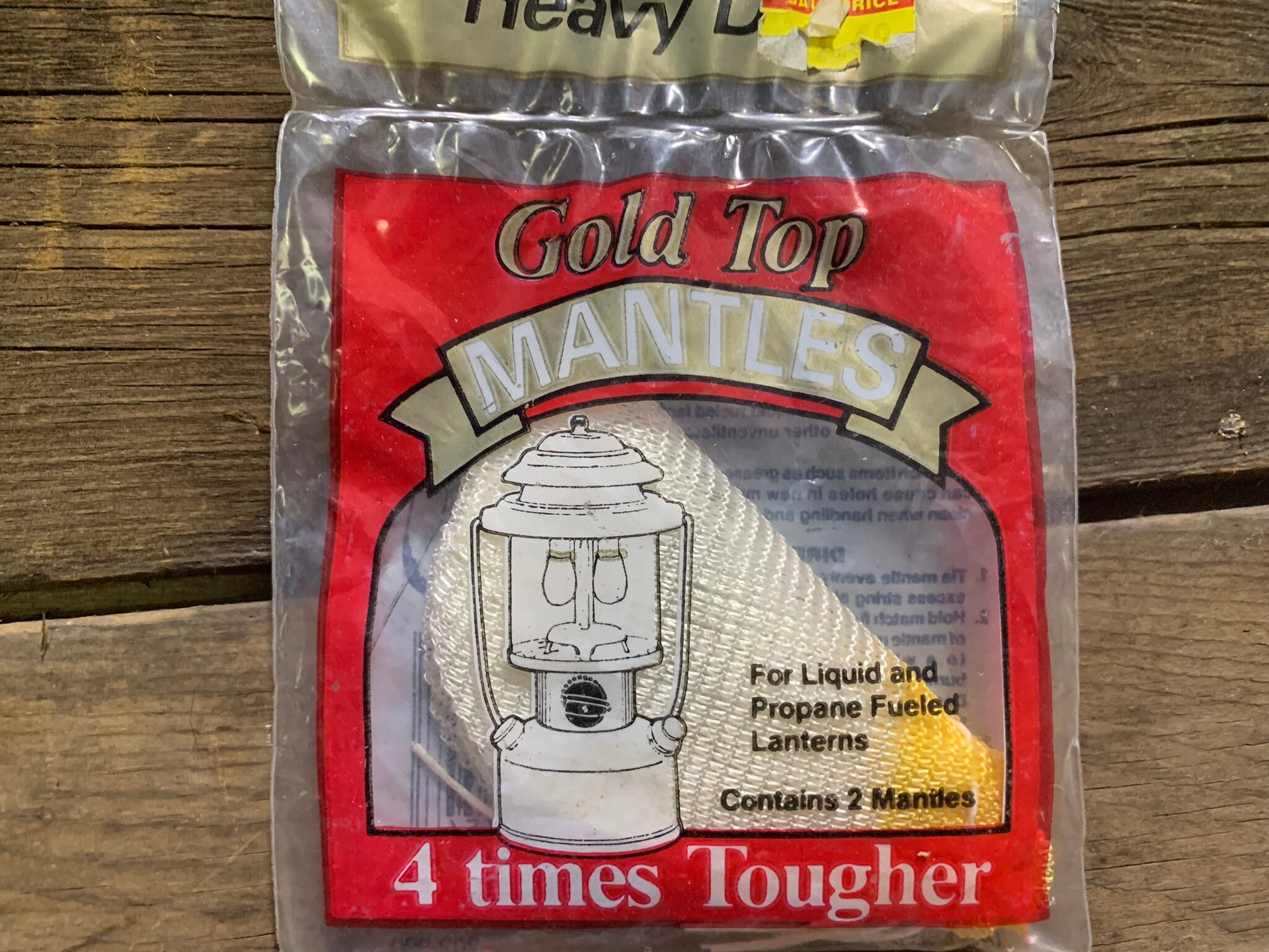Coleman Heavy Duty, Gold Top Mantles, Pack of 2, 21A309G, NIP Etsy
