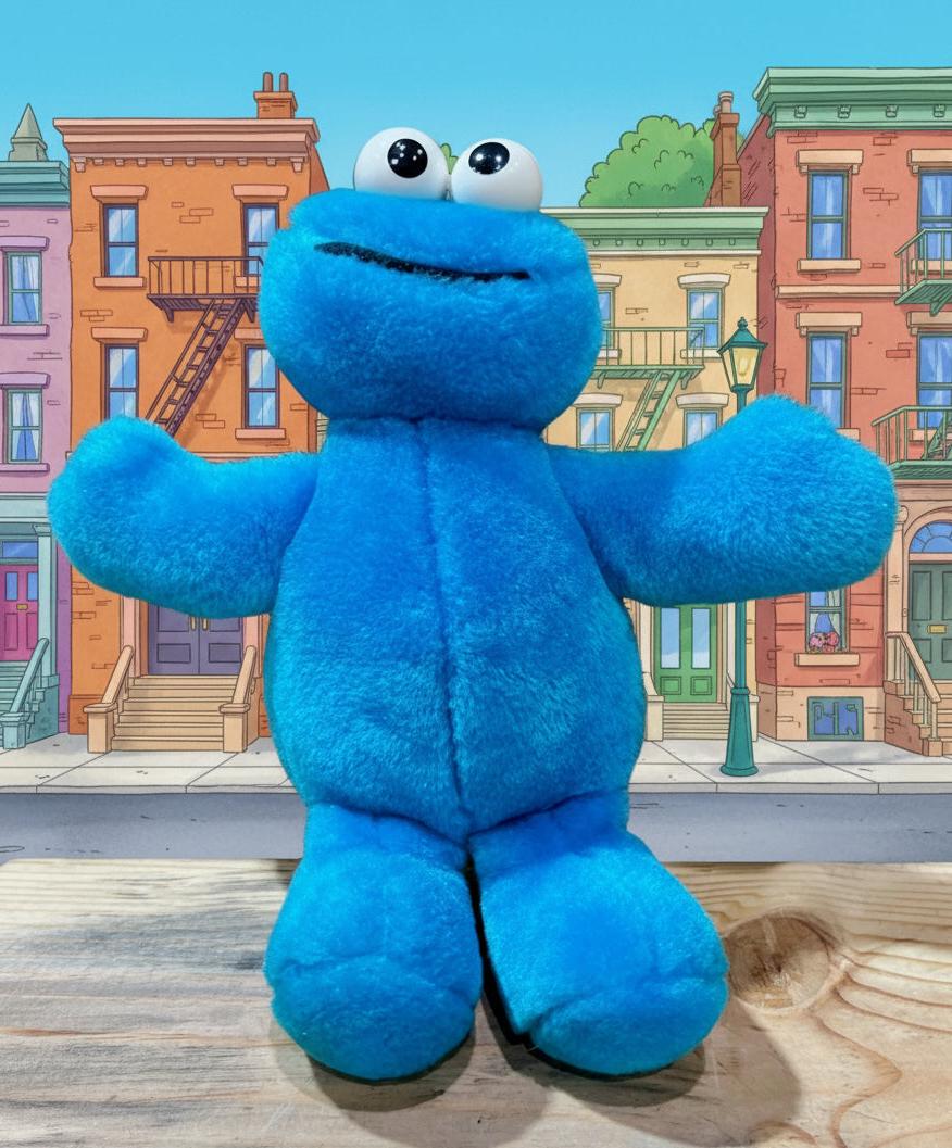 ✅　美品　モンスター　ぬいぐるみ　とてもレア Monster toy vintage - Etsy 日本