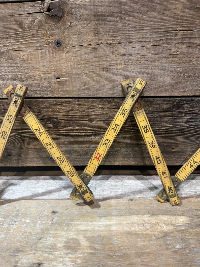 1920s-40s Wooden Folding Ruler - Etsy