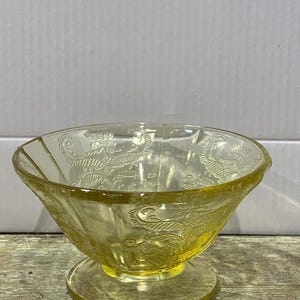 Vintage Federal Glass, Madrid Amber, Sherbet Cup, Depression Glass
