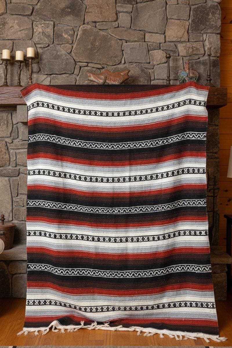 Authentic Mexican Wool Blanket - Etsy