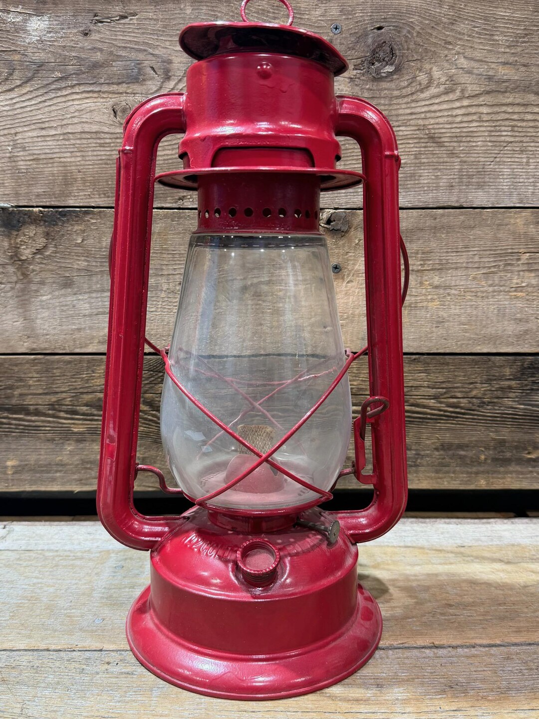 1930s Dietz, No. 2 Cold Blast Lantern, Red, Clear Globe - Etsy