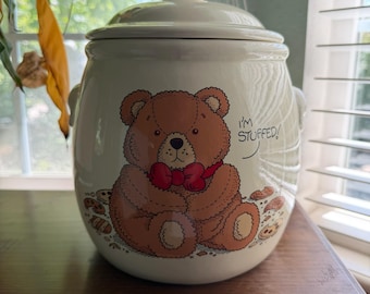 1996 Neiman Marcus, Porcelain Cookie Jar, Baking Bear - Etsy