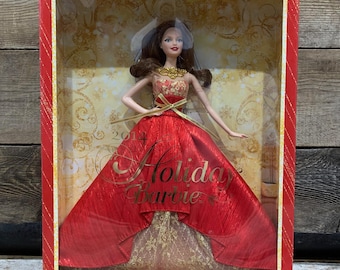 2013 Mattel, Barbie Collector, 2014 Holiday Barbie, NIB