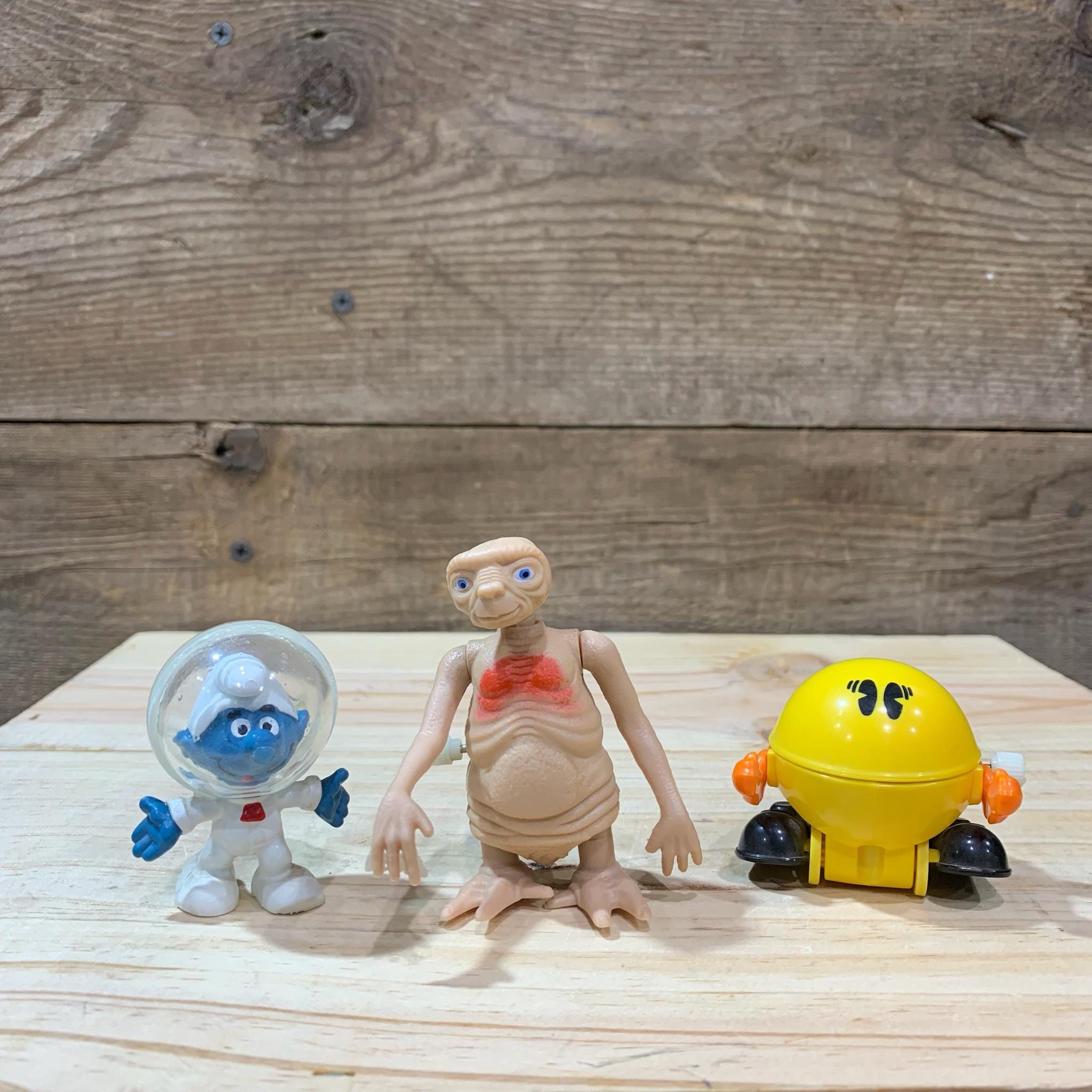 80s ET ビンテージ　フィギュア　箱付 ビンテージ E.T. サウンド・フィギュア 7体セット ケース・箱