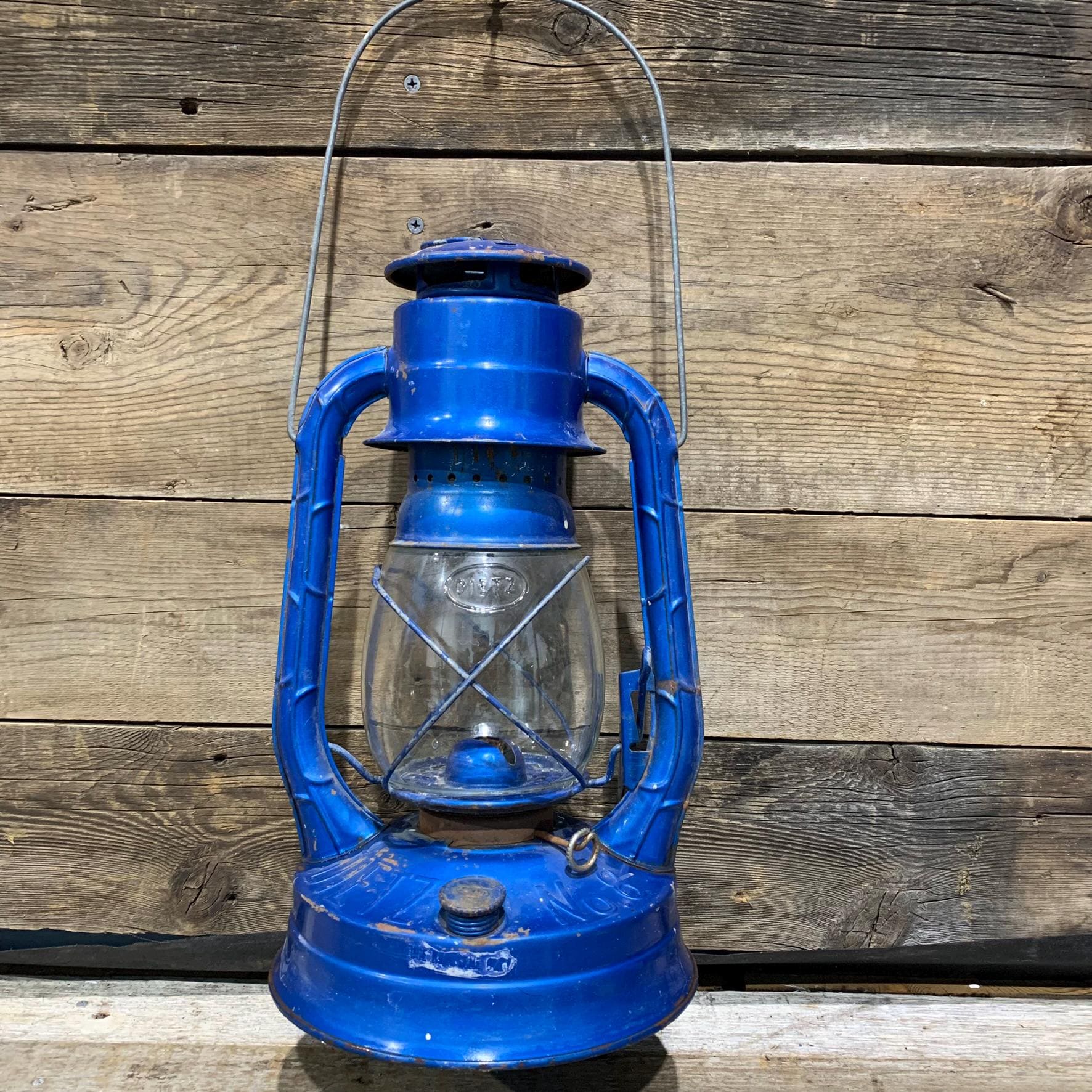 ■希少■新品■Dietz No8 Air Pilot lantern 青　金 Vintage Dietz Lantern Air Pilot No. 8 Oil Lamp | eBay