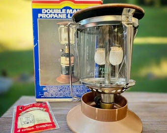Vintage Stansport, Double Mantle, Propane Lantern, No. 170, in Box