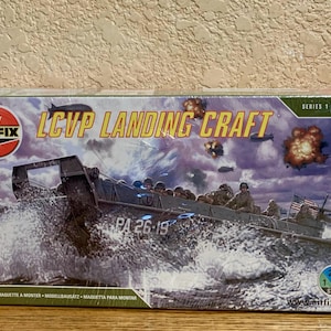 Airfix, LCVP Landing Craft, Series 1, 1:72 Scale Model Kit, Level 2, NIB