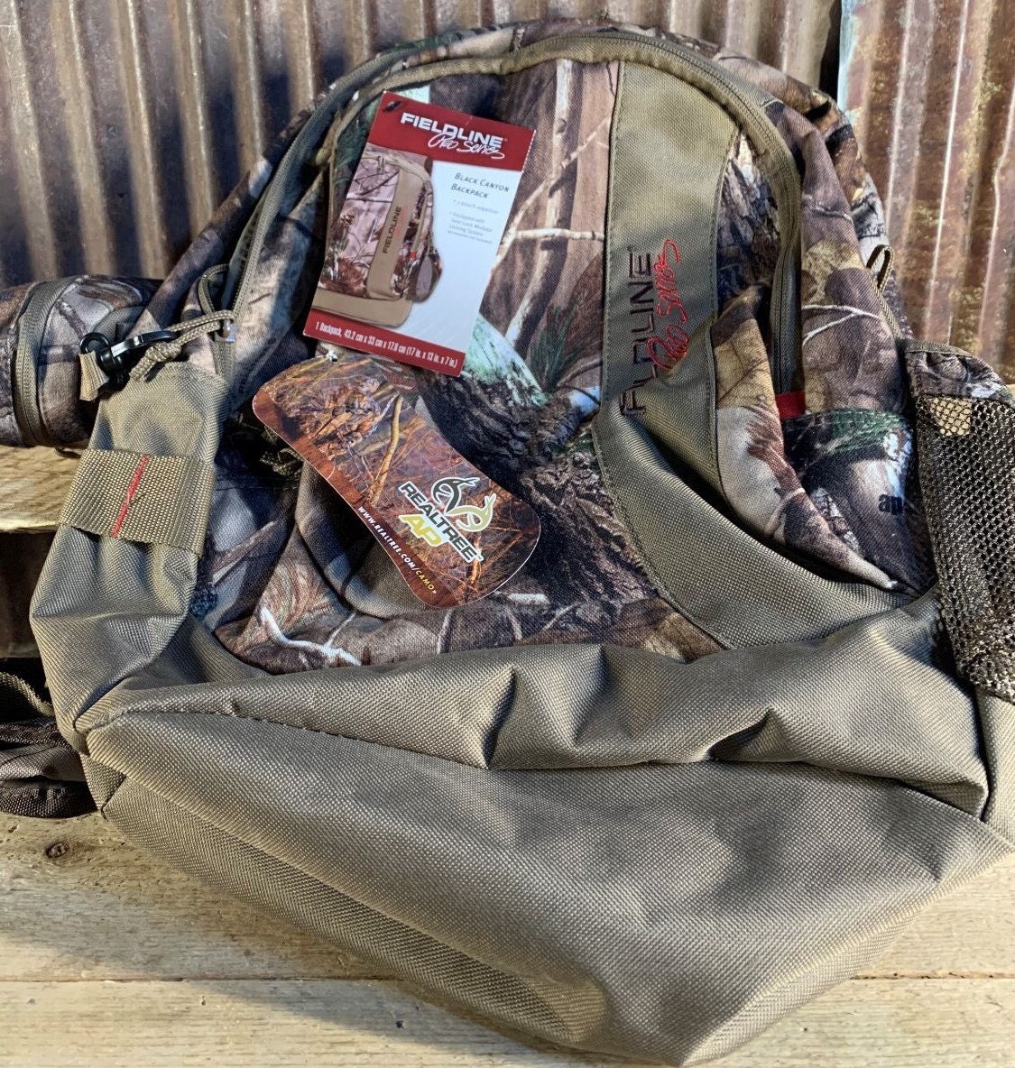 Fieldline camo backpack sales