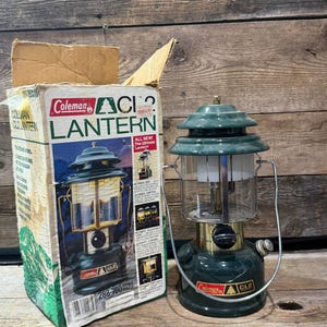 Coleman Double Mantle Lantern - Etsy
