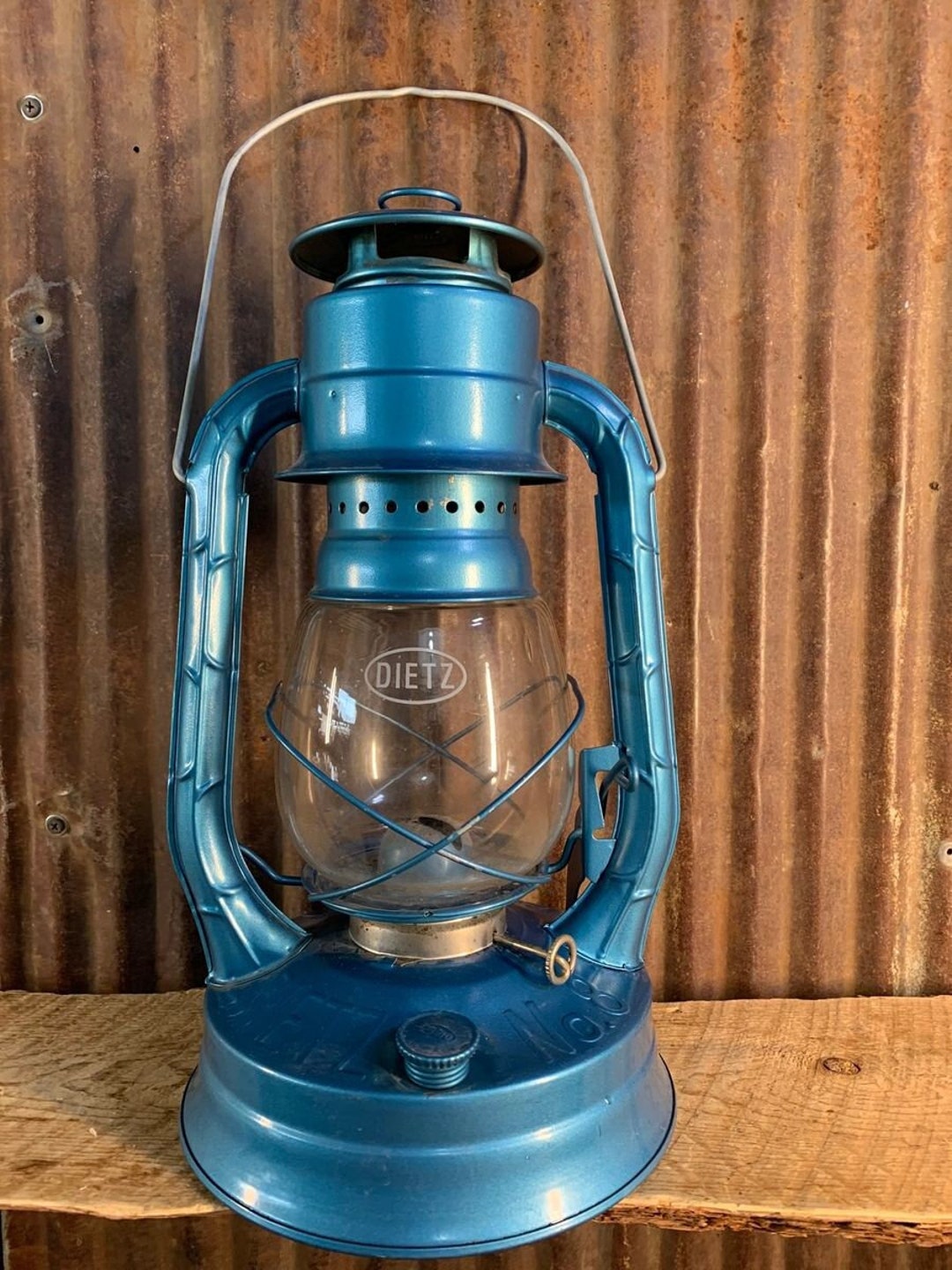 ■希少■新品■Dietz No8 Air Pilot lantern 青　金 Dietz #8 Air Pilot Oil Burning Lantern (Blue with Gold) | eBay