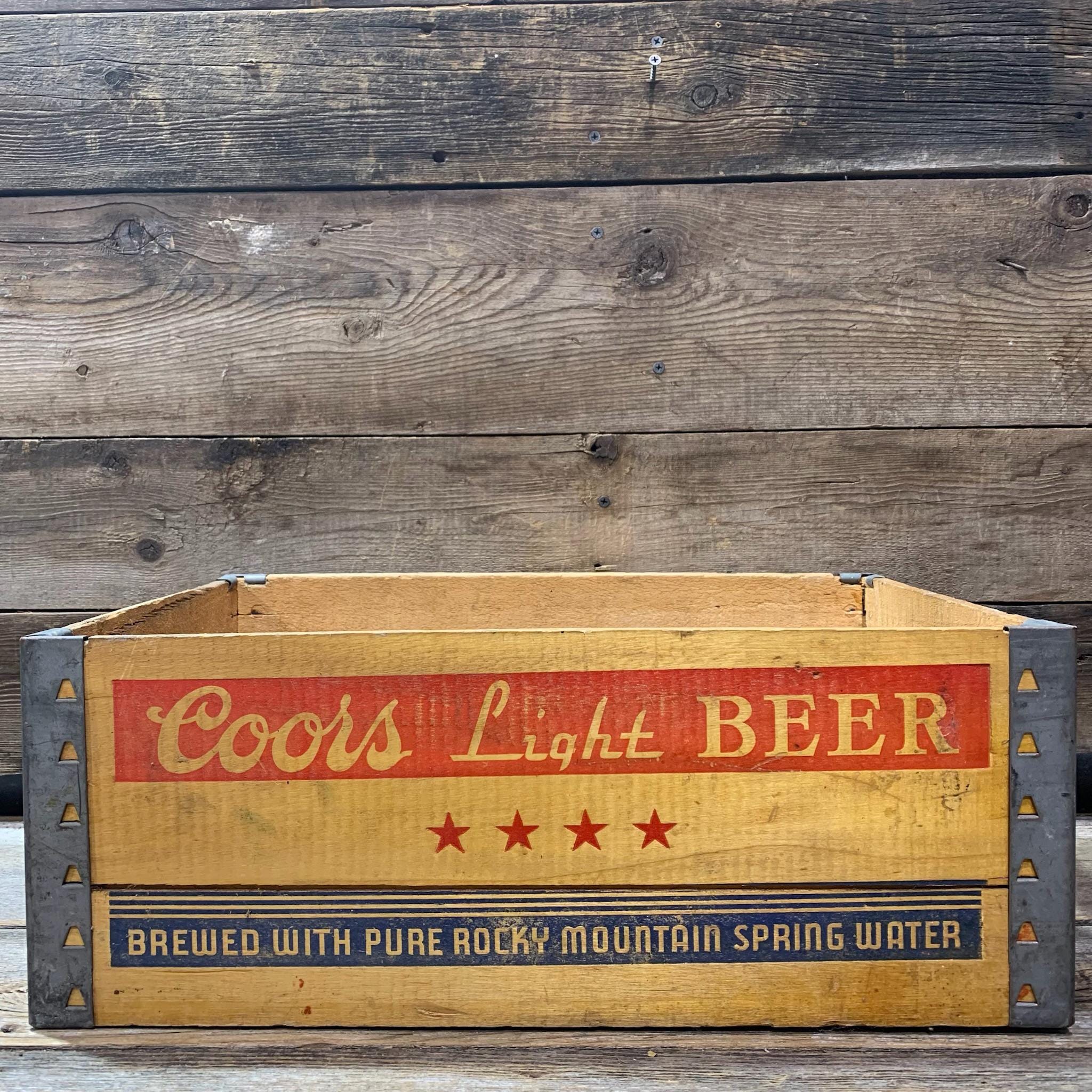 1940s Adolph Coors Co., Coors Light Beer, Wood Crate, 18.25