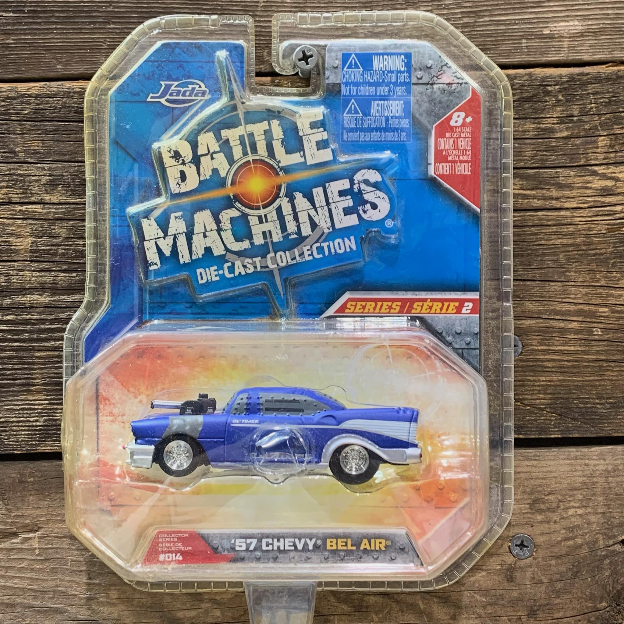 Jada Toys, Battle Machines, Series 2, '57 Chevy Bel Air, #014, NIP