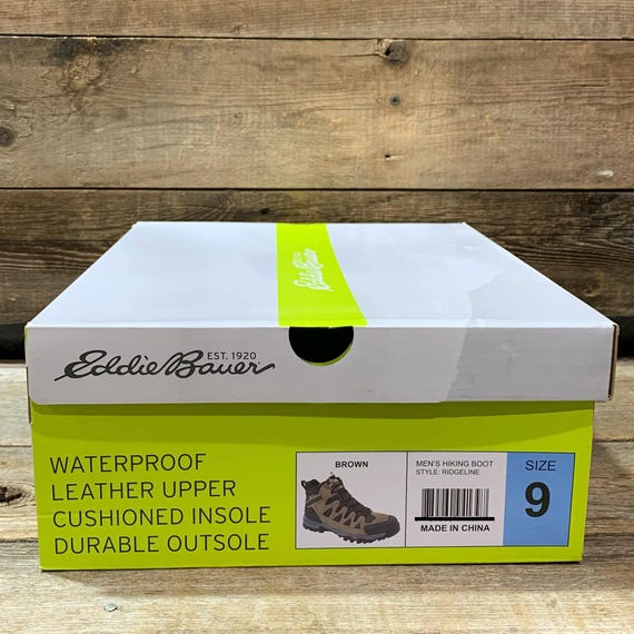 Eddie Bauer Ridgeline hiking boots size 10.5 Med and comes with box Eddie Bauer Ridgeline hiking boots size 10.5 | Mercari main image 4