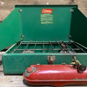 Vintage Coleman, No. 425E Two Burner Stove, Outdoor Portable Stove