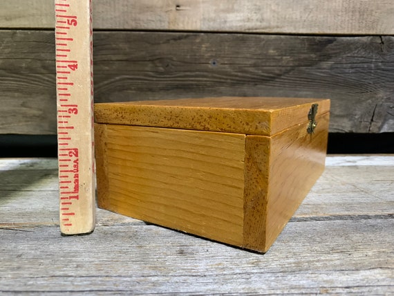 Solid Wood Jewelry Box, Trinket Box, 8" x 5" - image 7