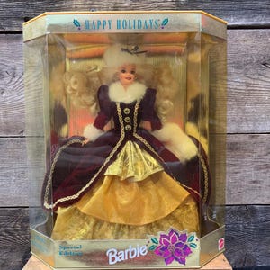 1996 Mattel, Special Edition, Happy Holidays Barbie, NIB