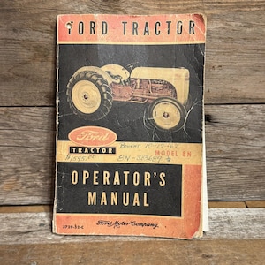 Ford tractor manual - Etsy 日本