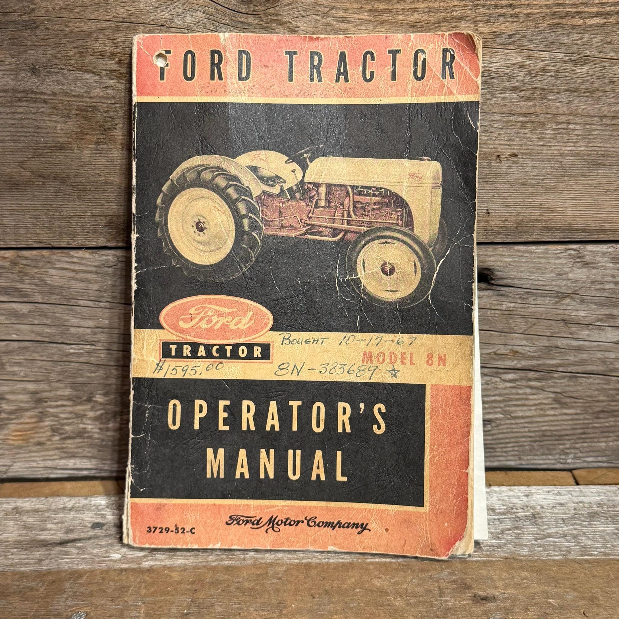 Ford tractor manual - Etsy 日本
