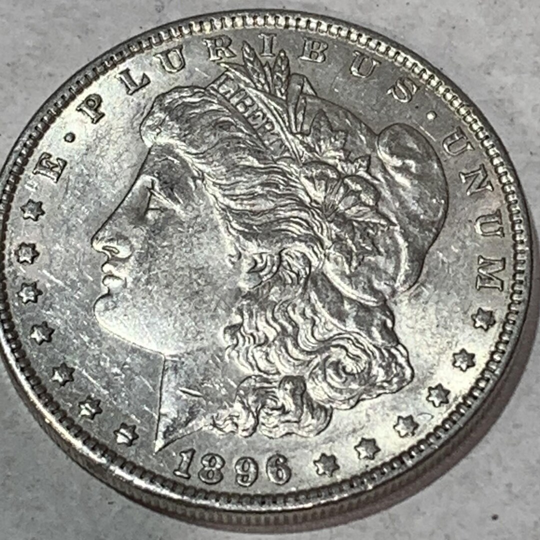 1896 Philadelphia Mint, E. Pluribus Unum, Morgan Silver, One Dollar ...