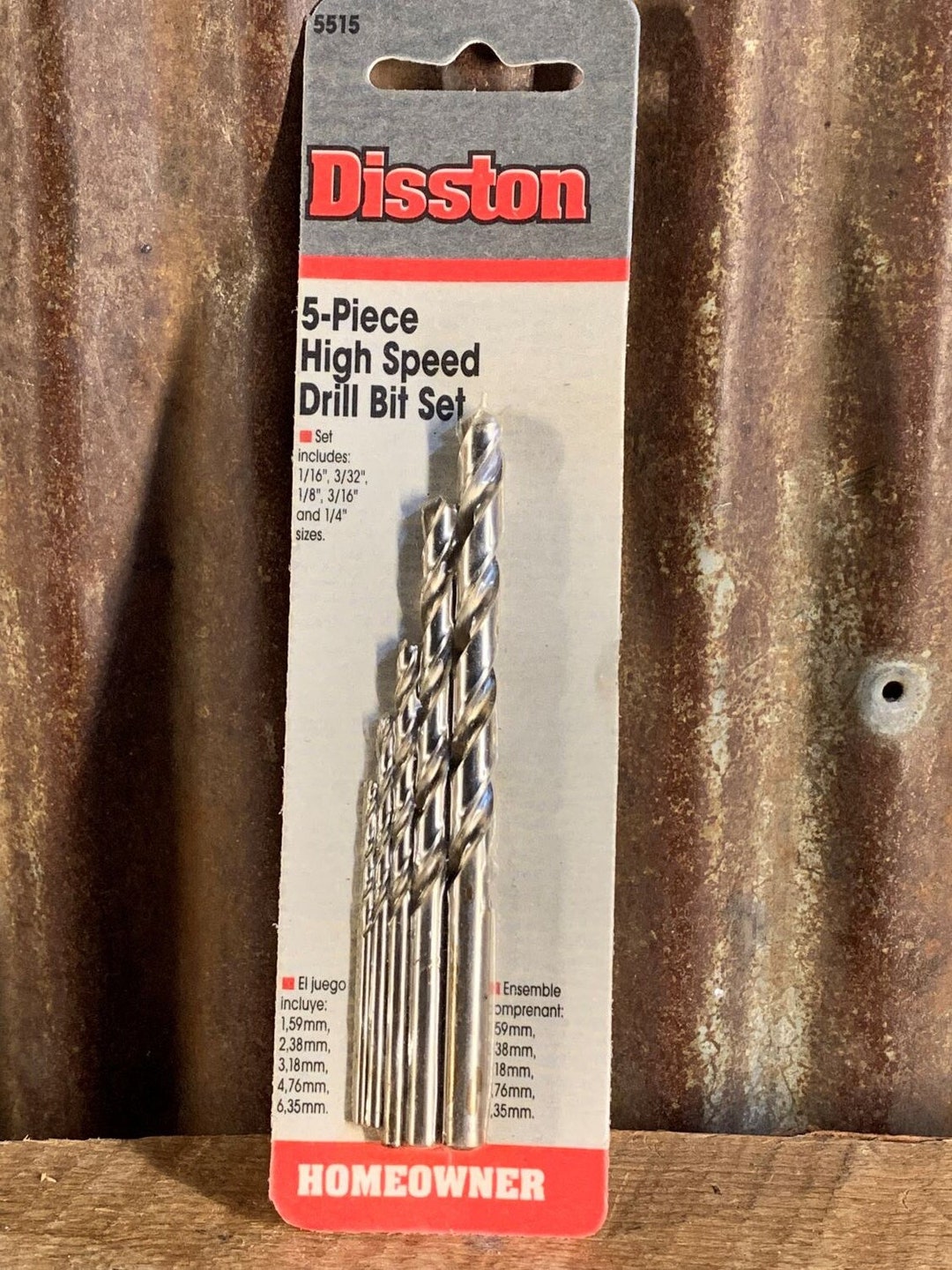Disston 5piece High Speed Drill Bit Set 5515 NIP Etsy