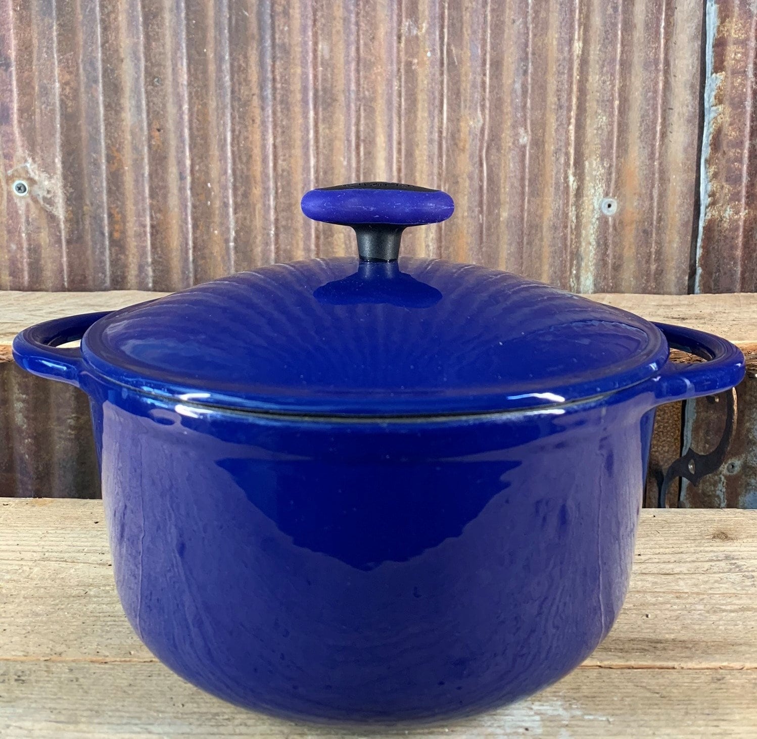 Rare Rachel Ray Orange Oval Enamel Coated Cast Iron Dutch Oven