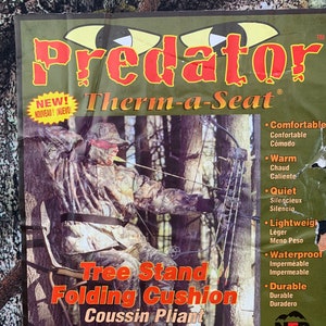 Predator, Therm-a-Seat, Tree Stand Folding Cushion, Invision Camo image 2