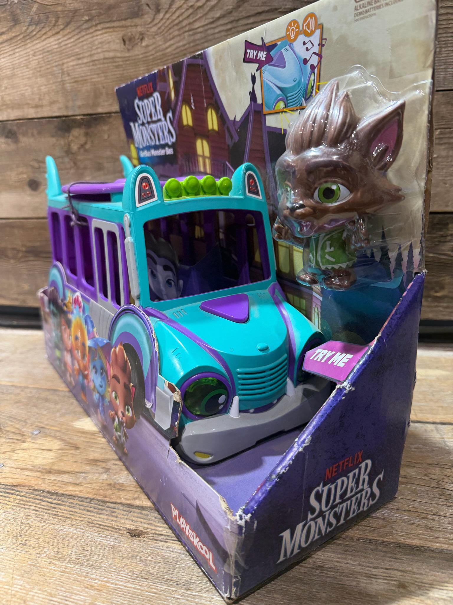 Playskool, Netflix, Super Monsters, Grrbus Monster Bus, E5224, NIB - Etsy  Australia